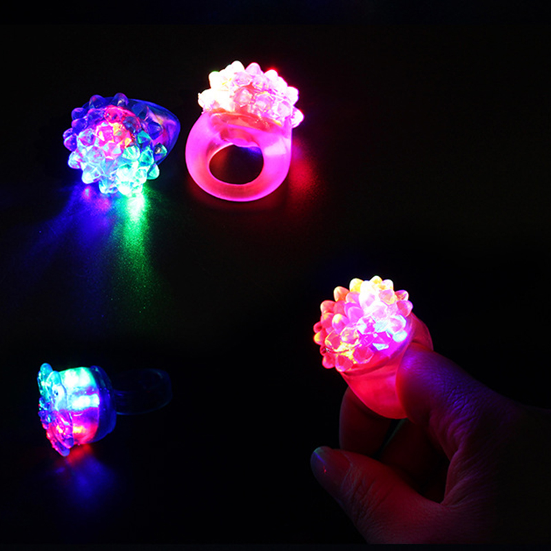 20/30/50pcs Glowing Rings LED  - Glow In The Dark Party Glasses ulasan dan harga
