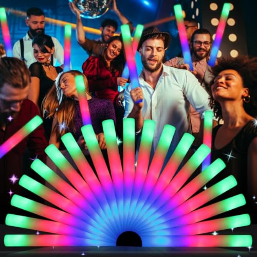 Pack Foam Glow Sticks, Bulk LE - Flashing Led Foam Sticks Party ulasan dan harga