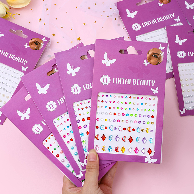 Hot Selling Face Gems Stickers - Party Supplies ulasan dan harga