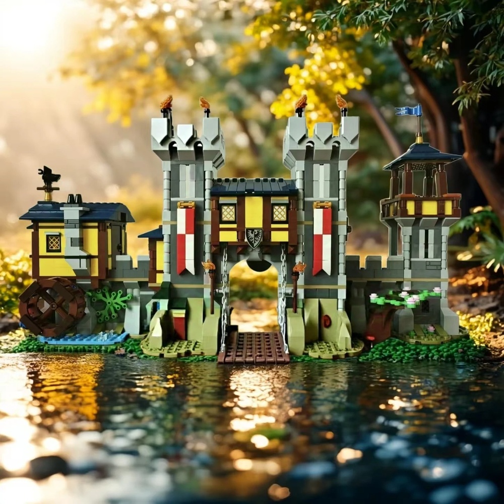 1426pcs New Medieval Castle Ar - Novelty Gifts ulasan dan harga
