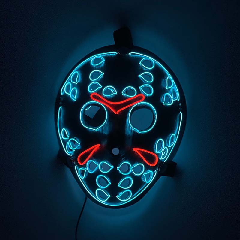 2023 Light up Purge Mask LED M - Led Purge Mask Halloween ulasan dan harga