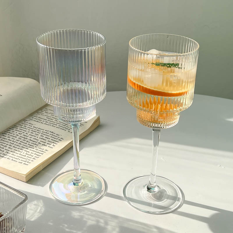 350ml Color Nordic Stripe Gobl - Glow In The Dark Party Glasses ulasan dan harga