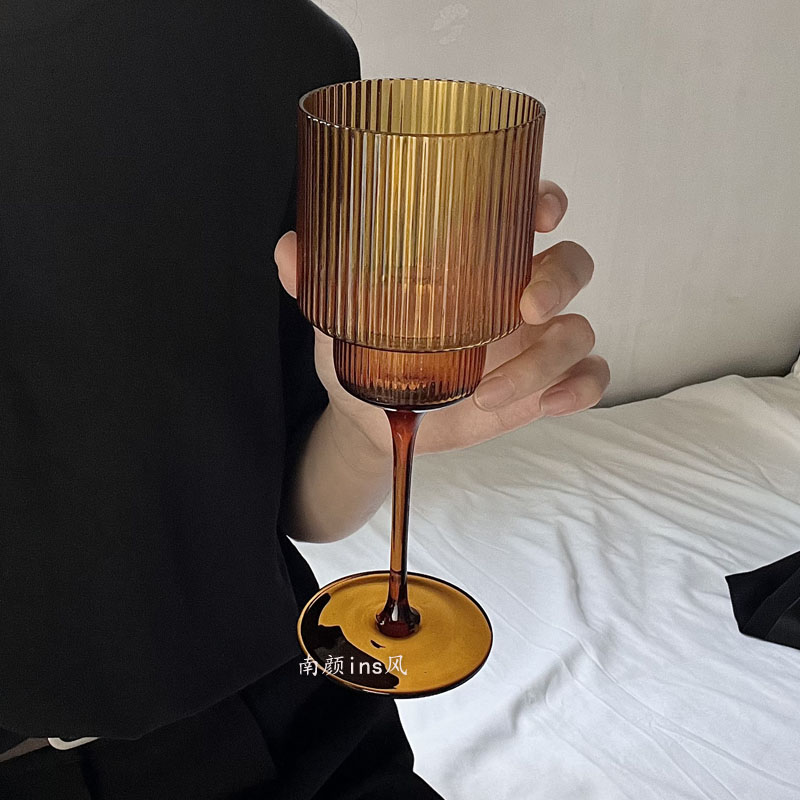 350ml Color Nordic Stripe Gobl - Glow In The Dark Party Glasses ulasan dan harga