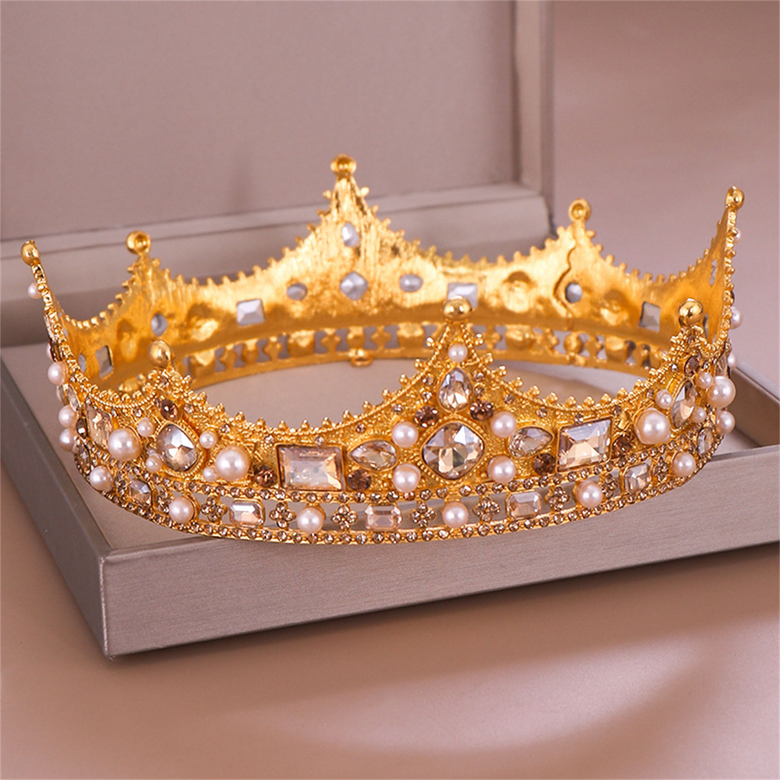 Bridal Crown Rhinestone Tiara  - Party Supplies ulasan dan harga